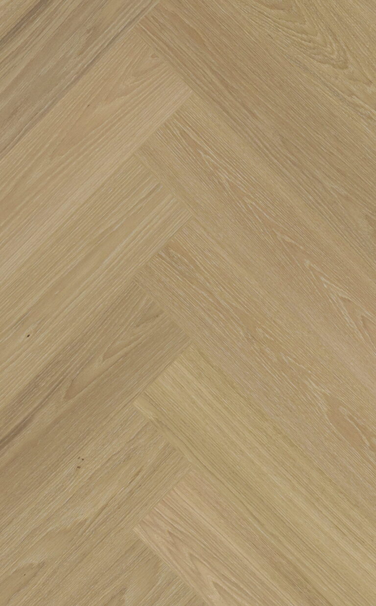Arctic Oak — herringbone engineered oak parquet by Scandi Floor