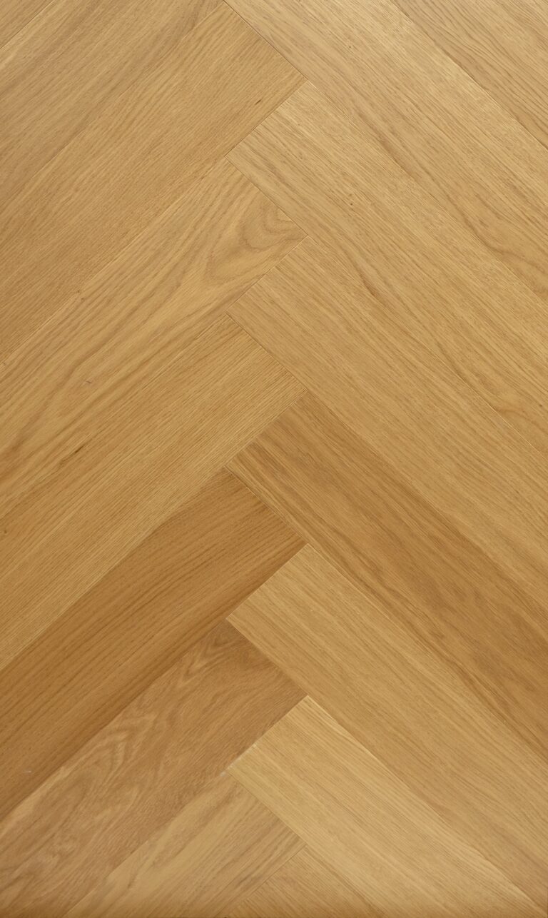 Aurora Oak — herringbone engineered oak parquet by Scandi Floor