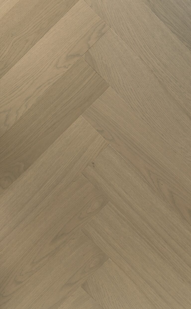 Silver Fjord — herringbone engineered oak parquet by Scandi Floor
